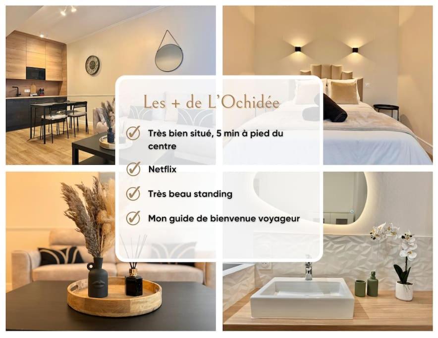 Apartmán L'Orchidee - Netflix - Wi-Fi - Proche Centre Troyes Exteriér fotografie